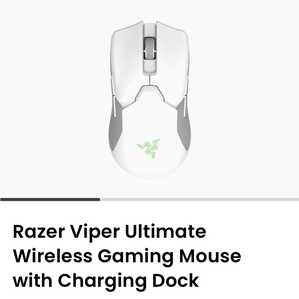 Razer Viper Ultimate
Wireless Gaming Mouse with Charging Dock